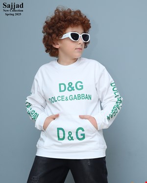 بلوز تک پسرانه طرح D&G