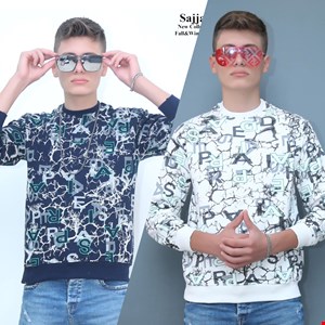 بلوز تک پسرانه زمستانی قواره lash تمام چاپ